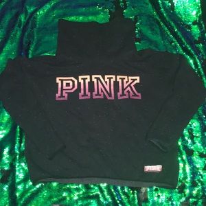 PINK cowl neck sweatshirt